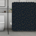 Constellation Symbols Pattern Print Polyester Shower Curtain