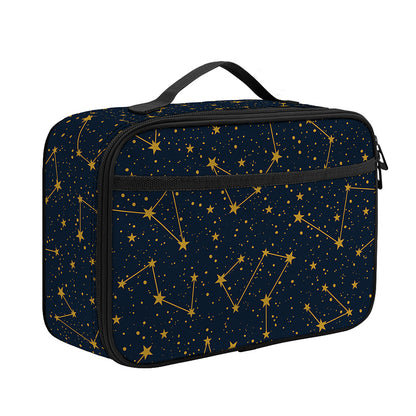 Constellation Symbols Pattern Print Portable Lunch Bag