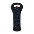 Constellation Symbols Pattern Print Single Neoprene Wine Tote