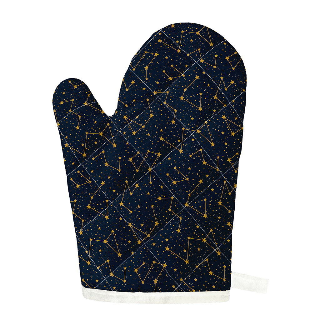 Constellation Symbols Pattern Print Single Oven Mitt