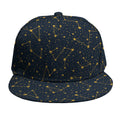 Constellation Symbols Pattern Print Snapback Cap