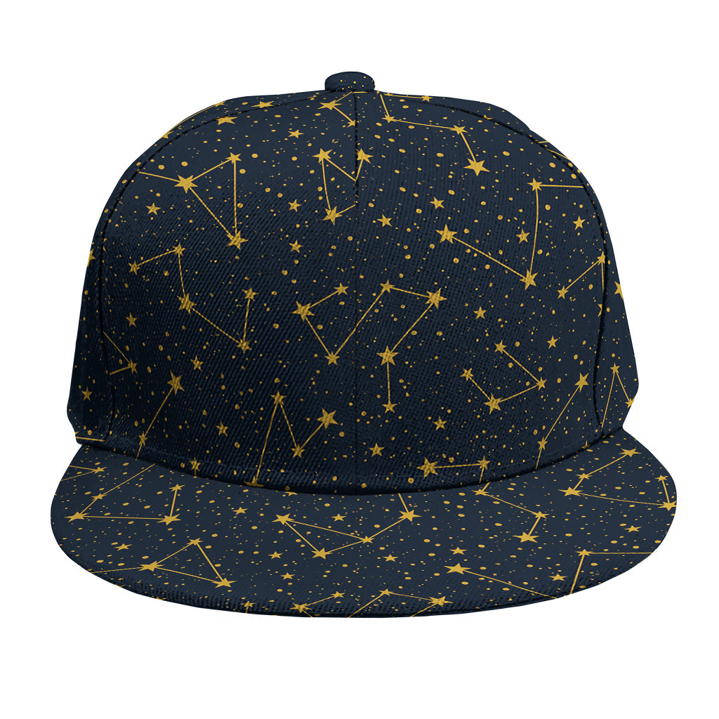 Constellation Symbols Pattern Print Snapback Cap