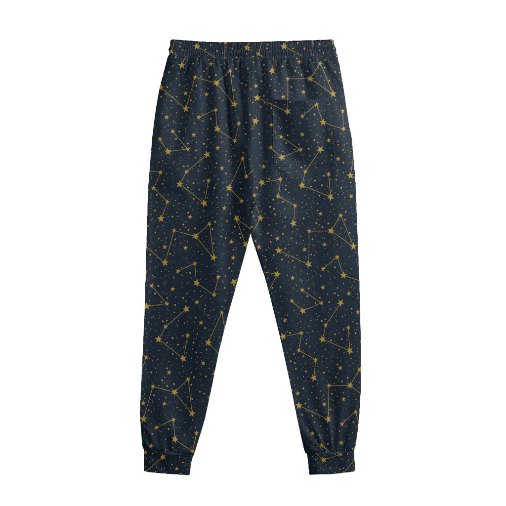 Constellation Symbols Pattern Print Sweatpants