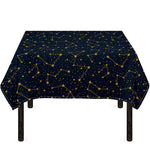 Constellation Symbols Pattern Print Tablecloth