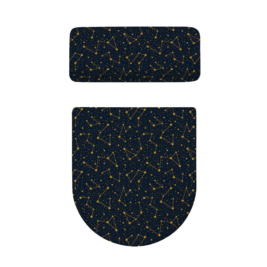 Constellation Symbols Pattern Print Toilet Lid And Tank Cover Set