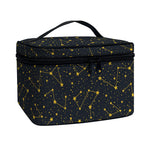 Constellation Symbols Pattern Print Travel Makeup Bag