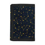 Constellation Symbols Pattern Print Trifold Wallet