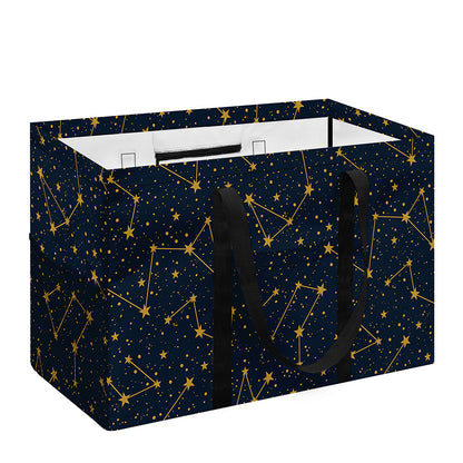 Constellation Symbols Pattern Print Utility Tote Bag