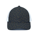 Constellation Symbols Pattern Print White Mesh Trucker Hat