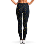 Constellation Symbols Pattern Print Women's Leggings