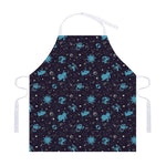 Constellation Zodiac Signs Pattern Print Adjustable Apron