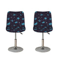 Constellation Zodiac Signs Pattern Print Bar Stool Covers