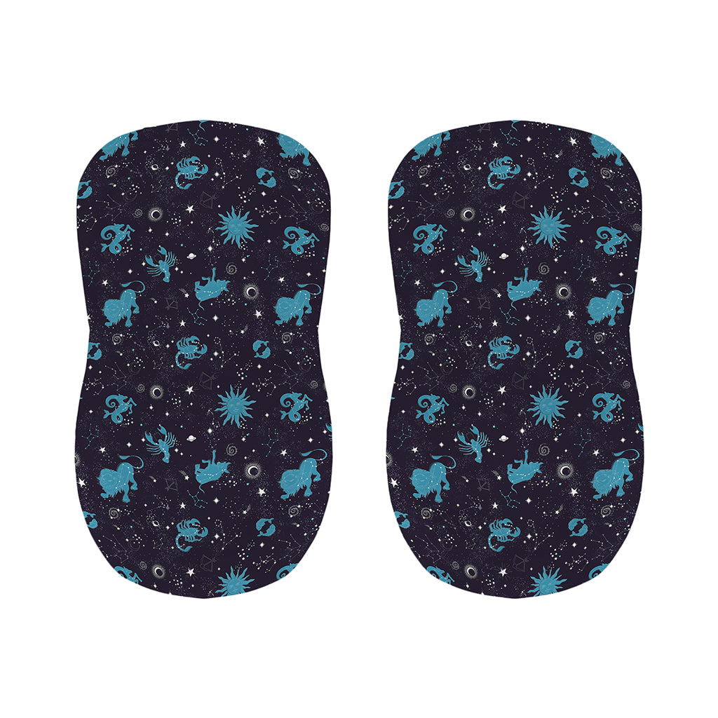 Constellation Zodiac Signs Pattern Print Bar Stool Covers