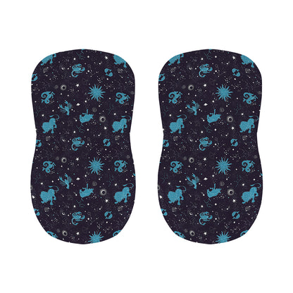 Constellation Zodiac Signs Pattern Print Bar Stool Covers