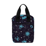 Constellation Zodiac Signs Pattern Print Bible Tote Bag