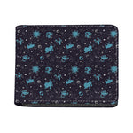 Constellation Zodiac Signs Pattern Print Bifold Wallet