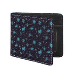 Constellation Zodiac Signs Pattern Print Bifold Wallet