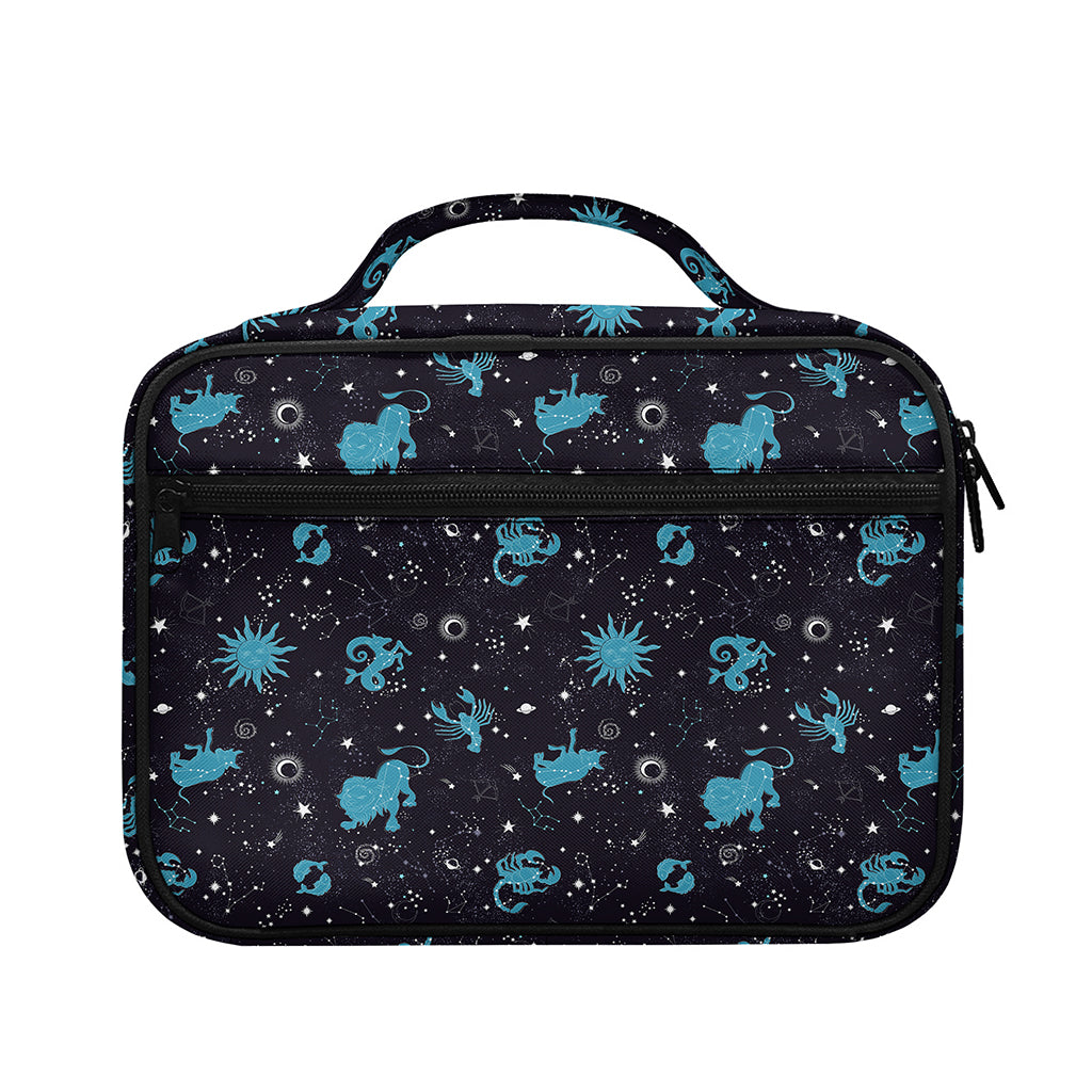 Constellation Zodiac Signs Pattern Print Briefcase Bible Bag