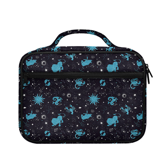 Constellation Zodiac Signs Pattern Print Briefcase Bible Bag