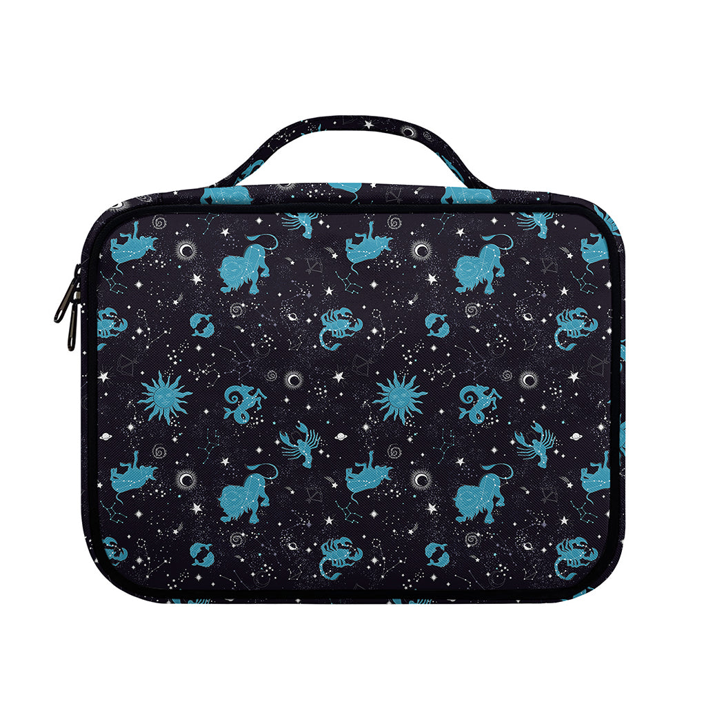 Constellation Zodiac Signs Pattern Print Briefcase Bible Bag