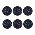 Constellation Zodiac Signs Pattern Print Coaster Set