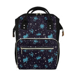 Constellation Zodiac Signs Pattern Print Diaper Bag