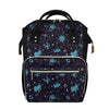 Constellation Zodiac Signs Pattern Print Diaper Bag