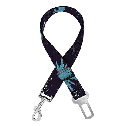 Constellation Zodiac Signs Pattern Print Dog Seat Belt