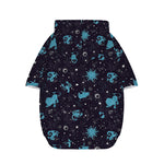 Constellation Zodiac Signs Pattern Print Dog Zip Up Hoodie