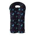 Constellation Zodiac Signs Pattern Print Double Neoprene Wine Tote