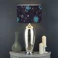 Constellation Zodiac Signs Pattern Print Drum Lamp Shade