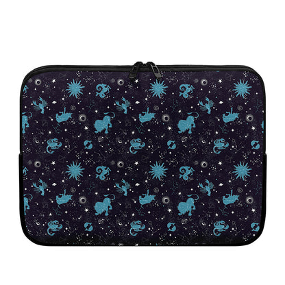 Constellation Zodiac Signs Pattern Print Laptop Sleeve