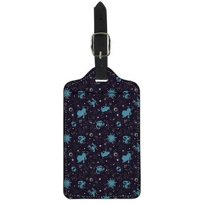 Constellation Zodiac Signs Pattern Print Luggage Tag