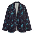 Constellation Zodiac Signs Pattern Print Men's Blazer