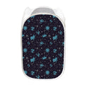 Constellation Zodiac Signs Pattern Print Mesh Laundry Hamper