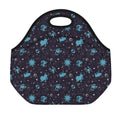 Constellation Zodiac Signs Pattern Print Neoprene Lunch Bag