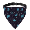 Constellation Zodiac Signs Pattern Print Over The Collar Dog Bandana