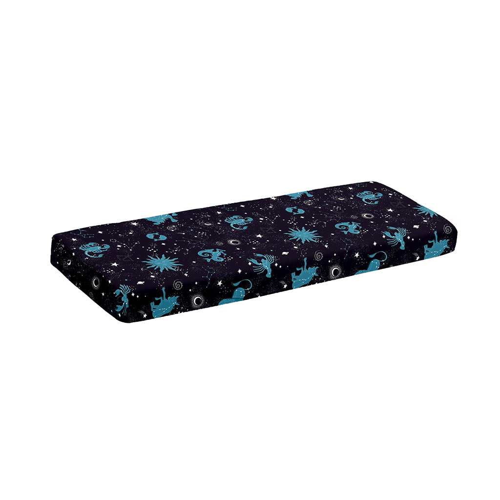 Constellation Zodiac Signs Pattern Print Piano Keyboard Cover