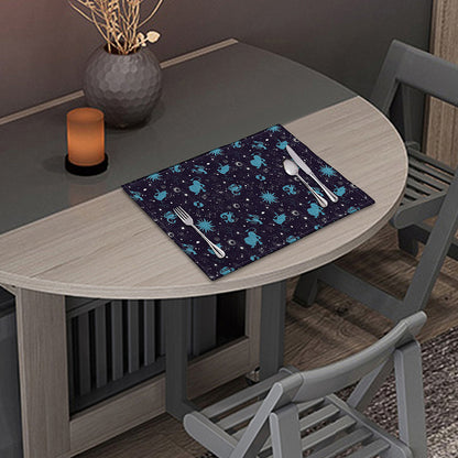 Constellation Zodiac Signs Pattern Print Placemat