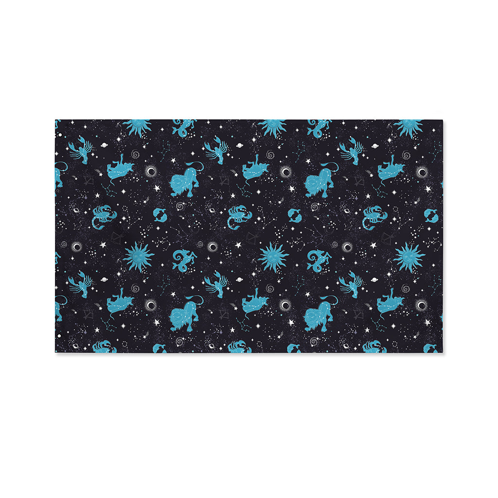 Constellation Zodiac Signs Pattern Print Polyester Flag