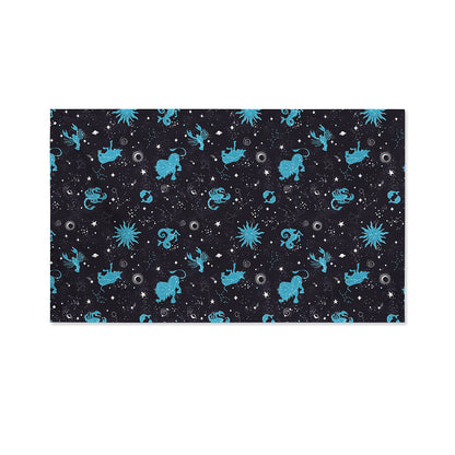 Constellation Zodiac Signs Pattern Print Polyester Flag