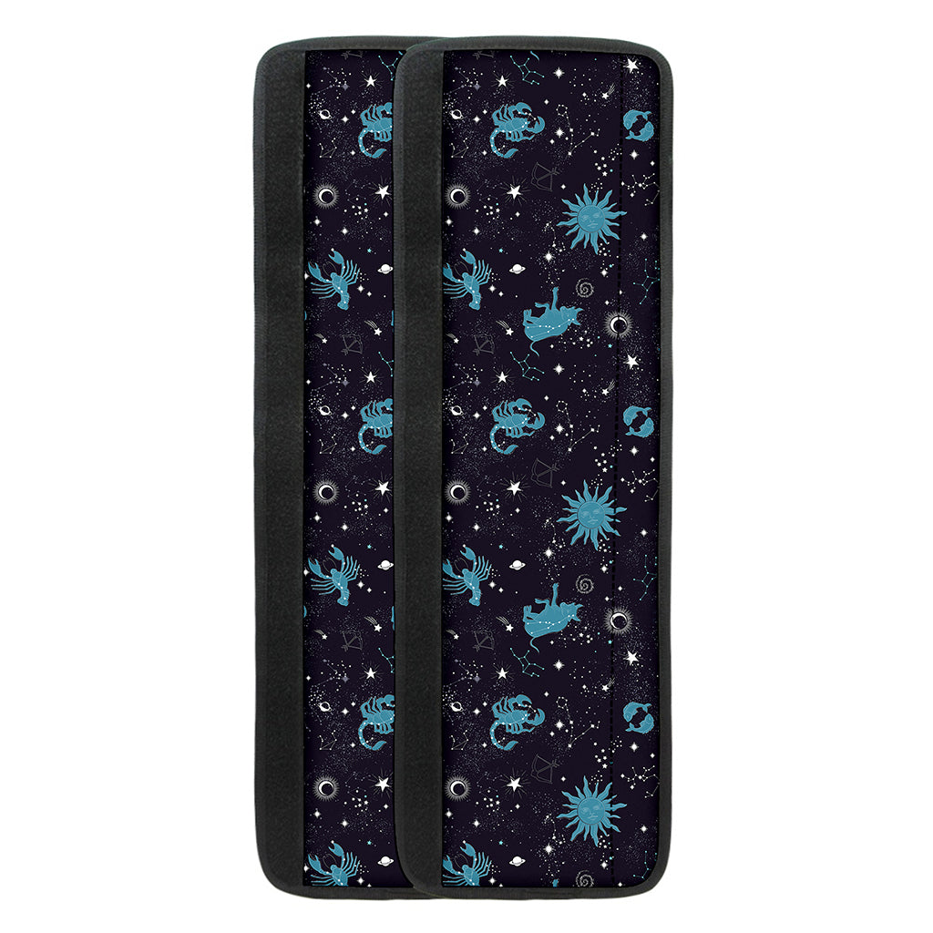 Constellation Zodiac Signs Pattern Print Refrigerator Handle Covers