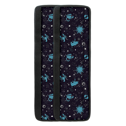 Constellation Zodiac Signs Pattern Print Refrigerator Handle Covers