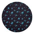 Constellation Zodiac Signs Pattern Print Round Blanket