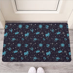 Constellation Zodiac Signs Pattern Print Rubber Doormat