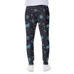 Constellation Zodiac Signs Pattern Print Scuba Joggers