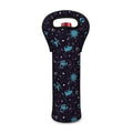 Constellation Zodiac Signs Pattern Print Single Neoprene Wine Tote