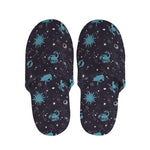 Constellation Zodiac Signs Pattern Print Slippers