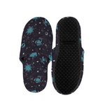 Constellation Zodiac Signs Pattern Print Slippers