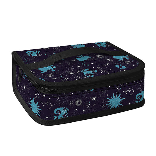 Constellation Zodiac Signs Pattern Print Small Lunch Bag
